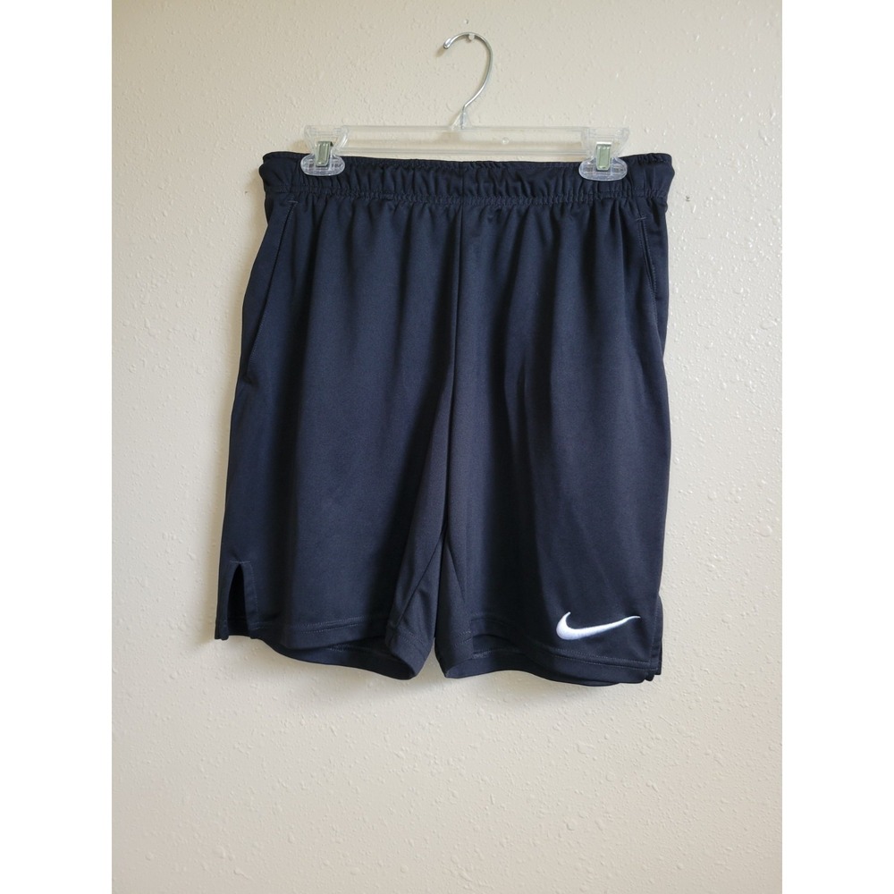 Nike Dri-Fit‎ Shorts Mens Medium Embroidered Logo Drawstring Pockets Gym Fitness